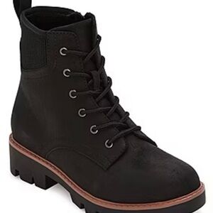St. John's Bay Black Combat Boots